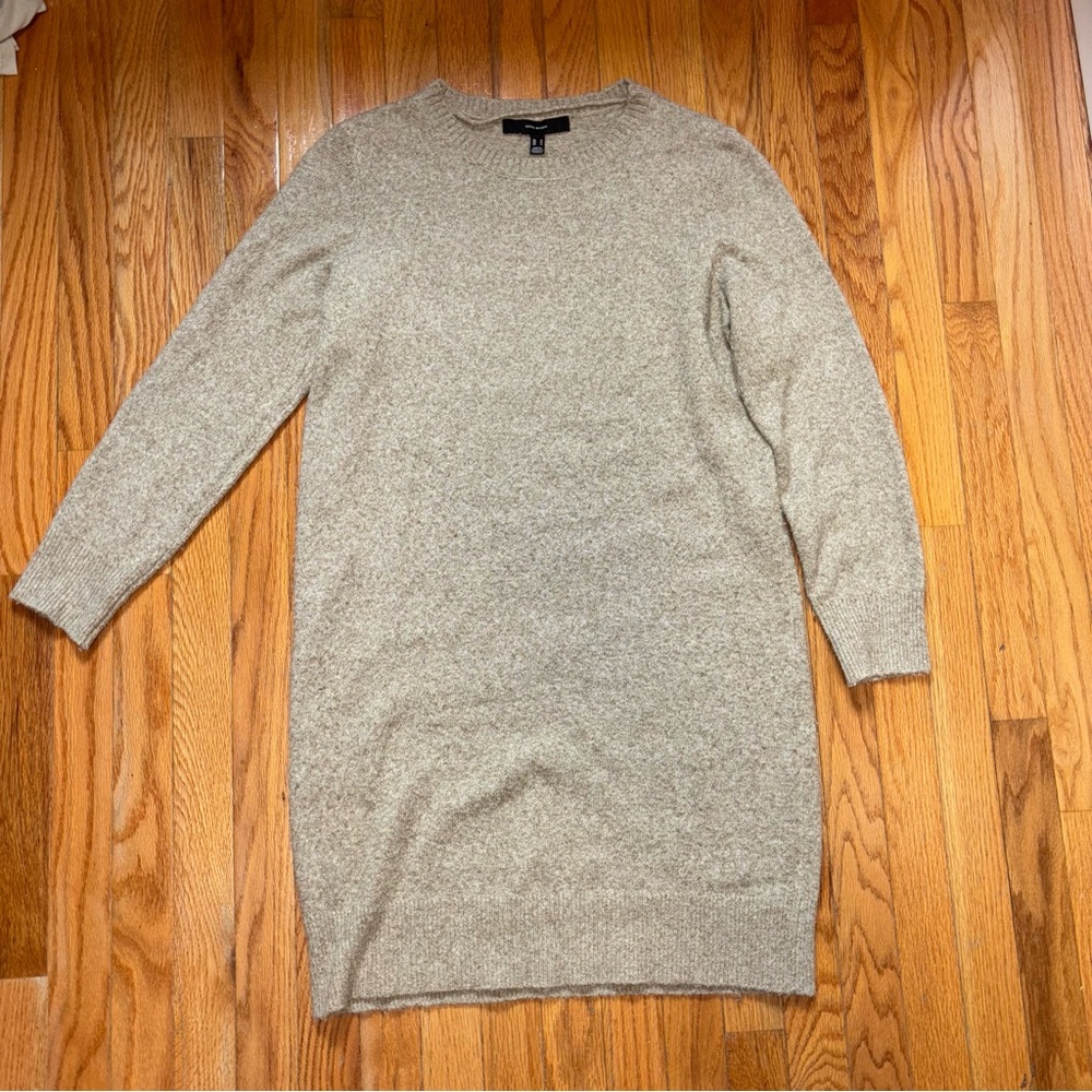 Vero Moda Cream Crew Neck Sweater Dress